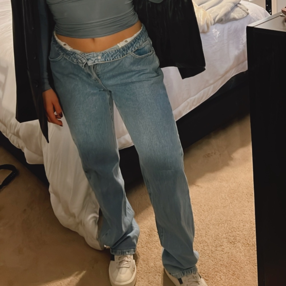 Garage fold over denim